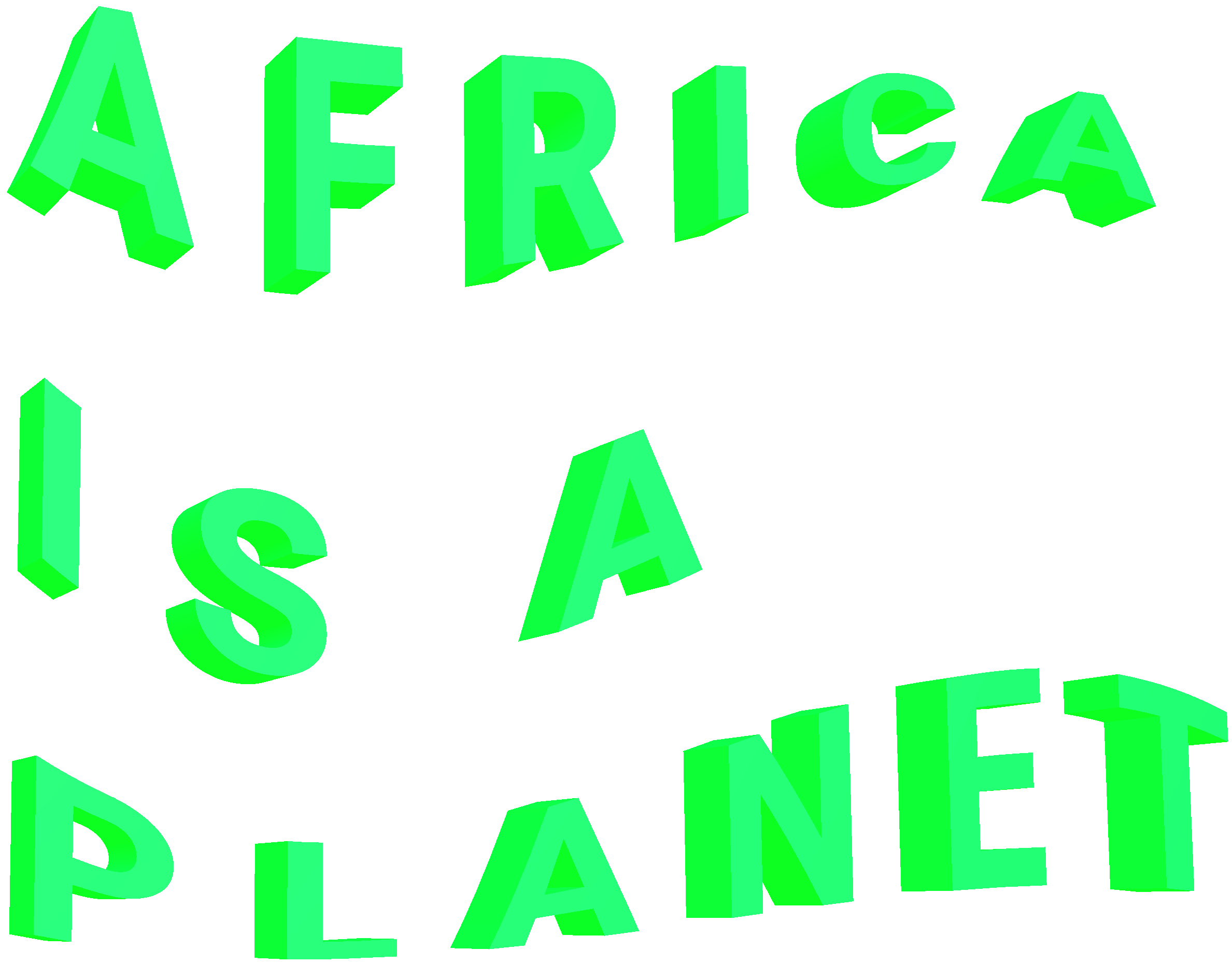 Africa Is A Planet